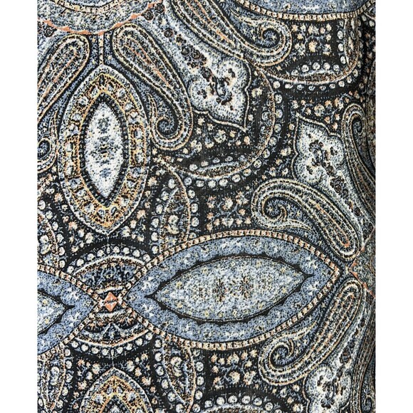 J. Jill Blouse Women's Size Small Paisley Tunic Mandala Long Sleeve Blouse - Picture 2 of 13